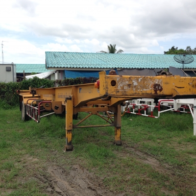 หางเทรลเลอร์ก้างปลา 40 ฟุต 2 เพลา