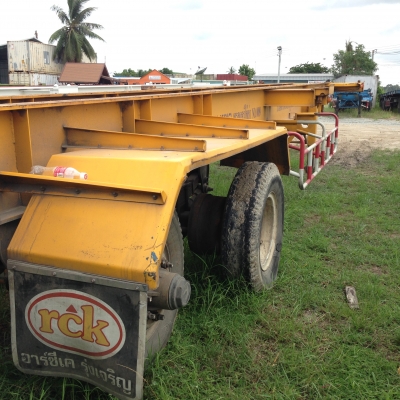 หางเทรลเลอร์ก้างปลา 40 ฟุต 2 เพลา