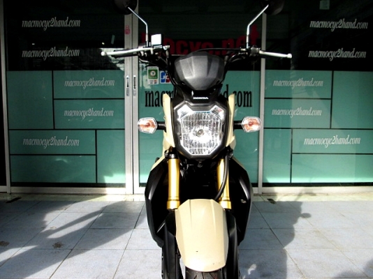 zoomer สีน้ำตาลดำ สีสวยไม่ค่อยซ้ำใคร รถเดือน เมษายน ปี 57 ไมล์ 5 พันโล โปรโมชั่น แถม 3 รายการ 36900