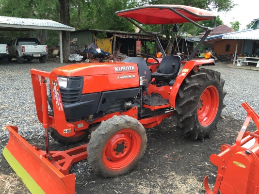 ขาย L4508Di รุ่นหัวฉีดประหยัดน้ำมันสุดๆพร้อมใบดันหน้าและผานบุกเบิกตราช้างให้กันไปเลย คุ้มชัวร์