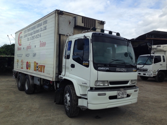 10ล้อตู้เย็นอีซูซุDECA 230HP 10ล้อตู้เย็นอีซูซุDECA 230HP