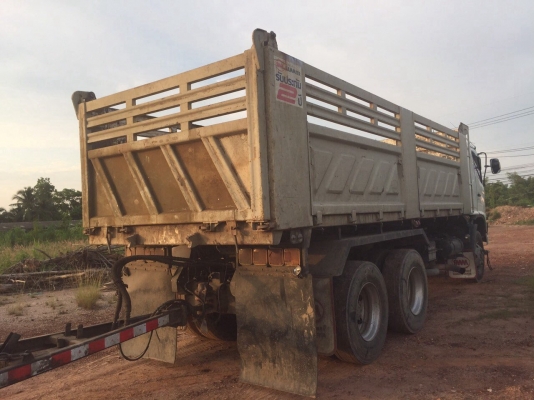 ขายดาวน์รถ22ล้อดั้มพ์ HINO FM2PNLD เครื่อง380แรงม้า หาง3เพลาแท้ ปี56 สนใจโทร 081-970-1072