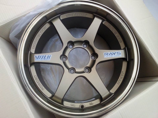 ล้อใหม่ แกะกล่อง Te37 ก้านตรง ปั้มครบ 18'' 9.5-10.5  5 6รู 15,500