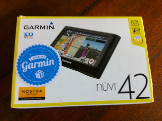 อุปกรณ์นำทางรถยนต์ GPS Garmin รุ่น Nuvi 42