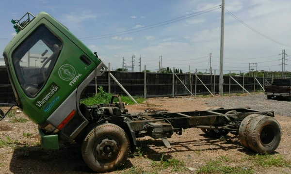 ขายรถบรรทุก 6 ล้อหัวคัสซี MITSUBISHI 130 แรงม้าปี 2550 ยาว 4.30 เมตร ราคา 330000