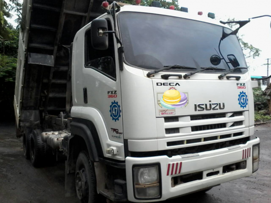ขายรถบรรทุก 10 ล้อดัมพ์ ISUZU DECA 360 แรงม้าปี 2554 ไม่มีระบบ ราคา 1900000