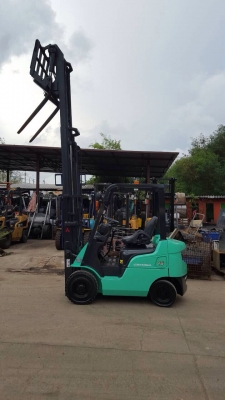 รถยก MITTSUBISHI 1.5 TONS เสาสูง 4.50 เมตร เครื่องดีเซล เกียร์ธรรมดางาเทได้ ***** 245,000 ******