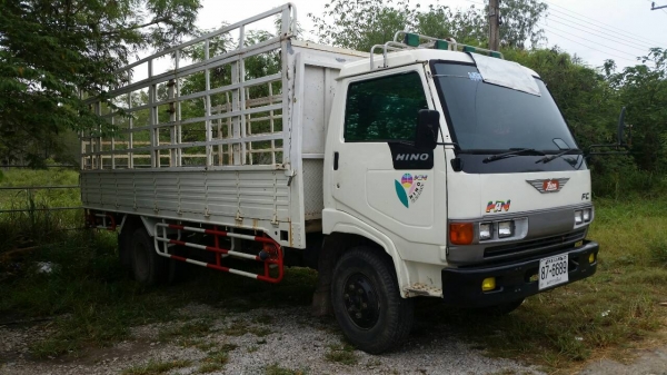 หกล้อ hino FC ปี 2537 รถห้างแท้ เครื่อง 120 แรง แอร์เย็น พวงมาลัยเพาเวอร์ มีสโลกลาง เครื่องดีคันชีสวย สภาพพร้อมใช้เอกสารพร้อมโอน