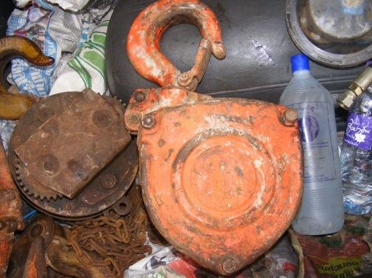 รอก 5 ตัน สีส้ม  ไม่มีโซ่ 3500 บาท ส่งฟรีทั่วประเทศ