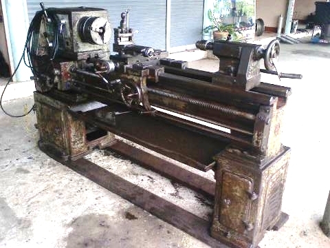 แท่นกลึง 6 ฟุต ต้าชิง 3 เพลา เกียร์บล็อก พร้อมใช้งาน ไฟบ้าน ด่วน !!! 78,000