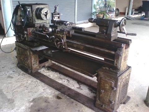 แท่นกลึง 6 ฟุต ต้าชิง 3 เพลา เกียร์บล็อก พร้อมใช้งาน ไฟบ้าน ด่วน !!! 78,000