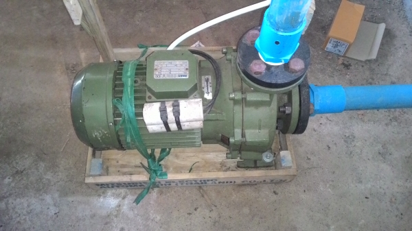 ขายปั๊มหอยโข่งSAER 2นิ้ว2เฟส220Vมอเตอร์5.5เเรง MADE IN ITALY