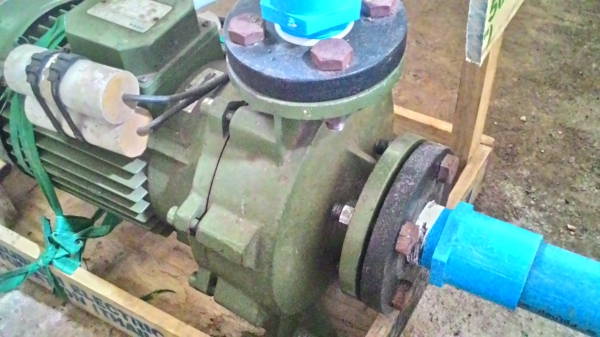 ขายปั๊มหอยโข่งSAER 2นิ้ว2เฟส220Vมอเตอร์5.5เเรง MADE IN ITALY