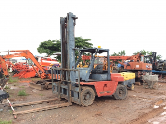 รถฟอร์คลิฟต์ 6ตัน TOYOTA มือสองจากนอก พร้อมใช้งาน