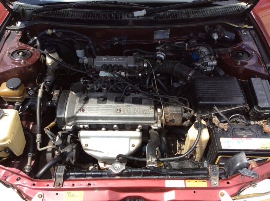 ขายรถ โตโยต้า สามห่วง 1.3 GXi ปี 95 เครื่องหัวฉีด 1.3 เกียร์ธรรมดา ติดแก๊ส LPG ระบบหัวฉีดถังโดนัท เพาเวอร์ กระจกไฟฟ้า ภายในเดิมๆแอร์เย็น ตัวถังเดิมๆไม่มีชน สีเต็มเงามีริ้วรอย แม็กขอบ17" รถขับดี พร้อมใช้งาน ภาษีปี59 ขายถูกครับ