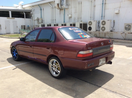 ขายรถ โตโยต้า สามห่วง 1.3 GXi ปี 95 เครื่องหัวฉีด 1.3 เกียร์ธรรมดา ติดแก๊ส LPG ระบบหัวฉีดถังโดนัท เพาเวอร์ กระจกไฟฟ้า ภายในเดิมๆแอร์เย็น ตัวถังเดิมๆไม่มีชน สีเต็มเงามีริ้วรอย แม็กขอบ17" รถขับดี พร้อมใช้งาน ภาษีปี59 ขายถูกครับ