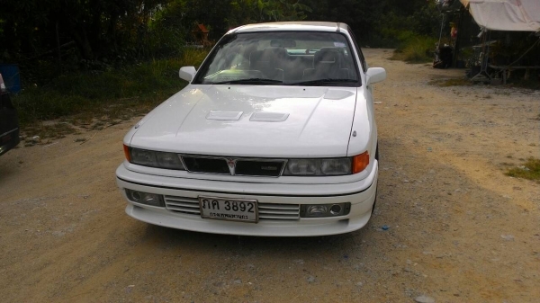ขายมิตซูปี2534สีขาวเครื่อง4g63เทอร์โบ