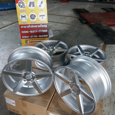 ล้อ VOSSEN CV3 ขอบ18 หน้า8 หลัง9 5H114.3 สี SILVER