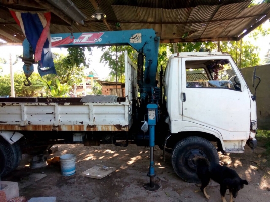 6ลัอติดเครน 2.9 ตัน....117แรง HINO FB. เครื่องWO4D. รถสภาพดี. เตรนสวย