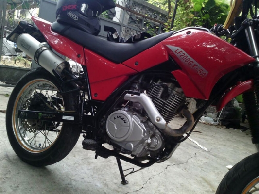 ขายวิบาก ใหญ่ LF200 ปี2014ไมค์ดิจิตอล เครื่อง4จังหวะ200ccสตาทมือ+เท้า สีสวย ใส่ล้อโตยางใหญ่ใหม่2เส้น