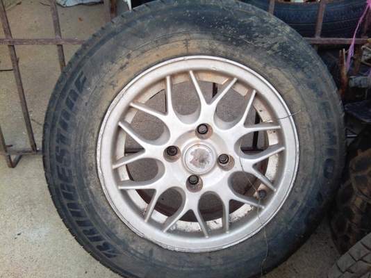 ขายล้อขอบ13กว้าง5.5นิ้ว 4รู100 ET38