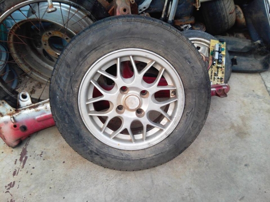 ขายล้อขอบ13กว้าง5.5นิ้ว 4รู100 ET38