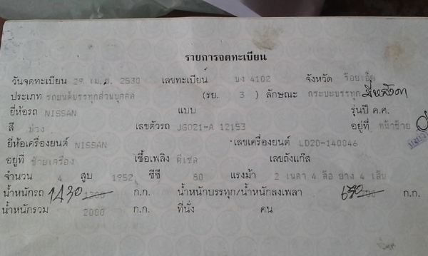 ขายด่วนรถกะบะยี่ห้อนิสสันราคา47000บาทสภาพพร้อมใช้ เครื่องดีเกียร์ดี แอร์หนาว เทปใช้ได้ ภายในหัวเก๋งสวยครบ ยางดี เล่มทะเบียนเต็ม ขายด่วนรถกะบะยี่ห้อนิสสันราคา47000บาทสภาพพร้อมใช้ เครื่องดีเกียร์ดี แอร์หนาว เทปใช้ได้ ภายในหัวเก๋งสวยครบ ยางดี เล่มทะเบียนเต็ม