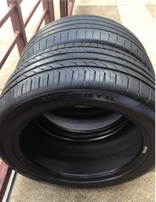 ยาง continental 255 45 18 ปี14 ดอกเยอะ