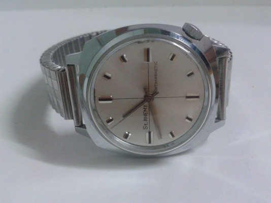 ขาย นาฬิกา St. Remy (เซนต์เรมี่) ฝรั่งเศส  ทรงโบราณ ระบบไขลาน เม็ดมะยมเฉียง