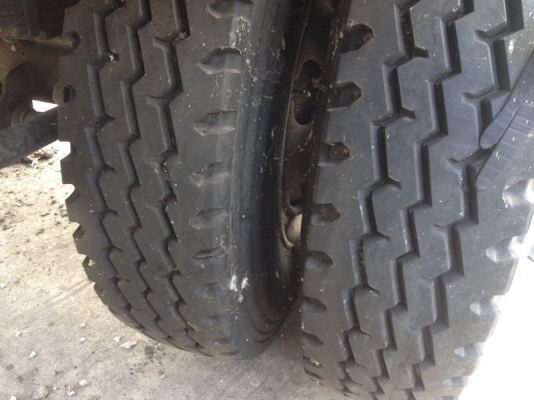 ถอดขายยางเรเดียน 10.00 พร้อมกะทะ 8 เส้น + อะไหล่ 1 เส้น