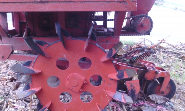 หางปลูกอ้อย แบบร่องคู่ ระยะ 40 ซม.