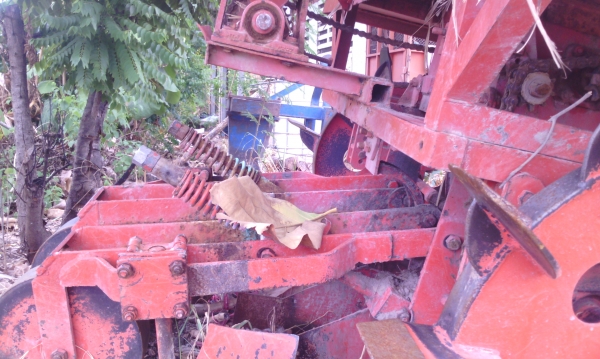 หางปลูกอ้อย แบบร่องคู่ ระยะ 40 ซม.