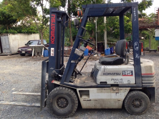 ขาย-ให้เช่า โฟคลิฟ komasu -15 ยกได้1ตันครึ่ง ครับ 120000 ราคาต่อลองได้ครับ