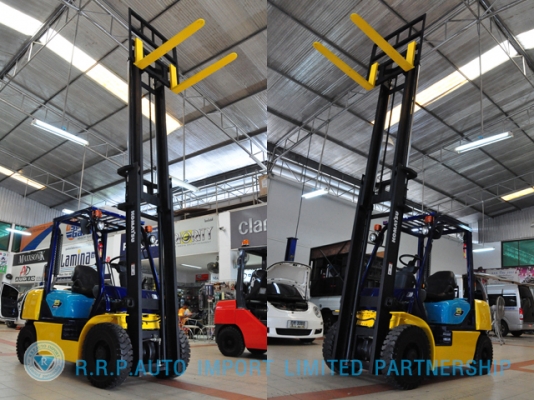 ขายรถโฟล์คลิฟท์มือสอง KOMATSU รุ่น FD25T  ราคา 315,000 บาท นำเข้าจากประเทศญี่ปุ่น 100\% ไม่เคยใช้งานในประเทศไทย