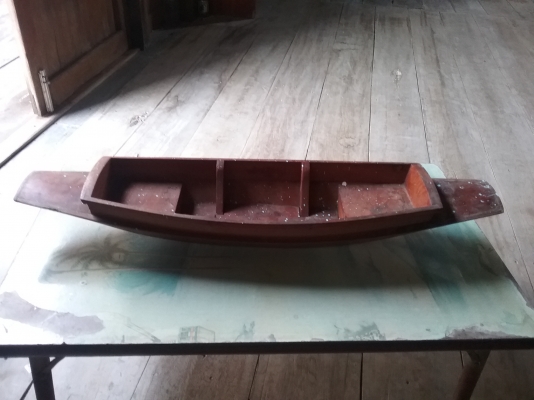 ขายเรือไม้สักไว้สำหรับโชว์