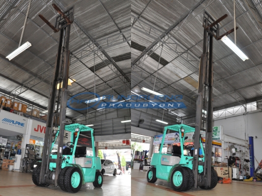 ขายรถโฟล์คลิฟท์มือสอง MITSUBISHI รุ่น FG28 ราคา 395,000 บาท นำเข้าจากประเทศญี่ปุ่น 100\% ไม่เคยใช้งานในประเทศไทย