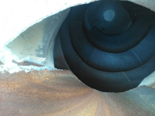 โม่ปูนขนาด 7 คิว ปั้มคายาบ้า มี 3 ลูก