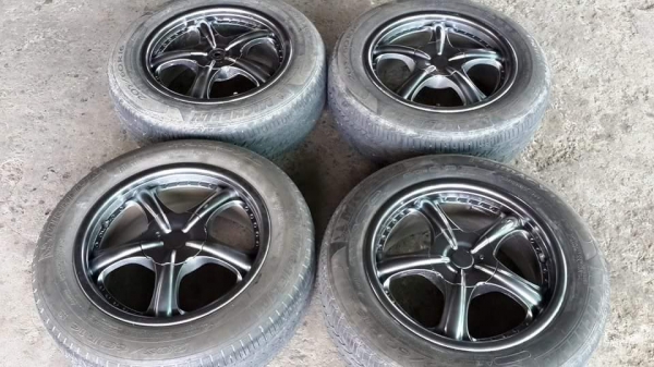 ขอบ 16 4รู100/114 พร้อมยางดอกหนาๆ ไม่มีซ่อม