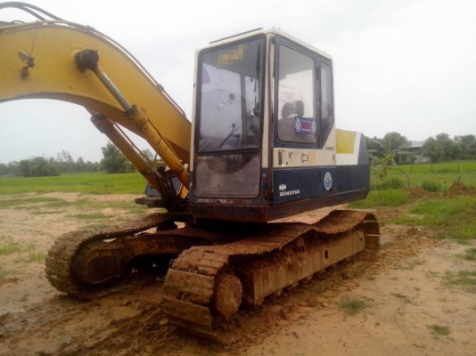 **495,000 บ.ต่อรอง/// แบคโฮ PC120 รุ่น 5 อินวอย **ขาย KOMATSU PC120-5 แบคโฮสภาพสวย พร้อมใช้งาน HYD.EXCAVATOR KOMATSU PC120-5 S/N.(ซีเรียล)-38382 ไฟฟ้าตัด กล่องมี คอนโทรลยาว โรลเลอร์7ลูก เครื่องวางใหม่ ปั้มเดิม เครื่อง ISUZU 4BD1-4สูบ เทอโบ (ยกชุดจาก 120 M