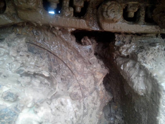 **495,000 บ.ต่อรอง/// แบคโฮ PC120 รุ่น 5 อินวอย **ขาย KOMATSU PC120-5 แบคโฮสภาพสวย พร้อมใช้งาน HYD.EXCAVATOR KOMATSU PC120-5 S/N.(ซีเรียล)-38382 ไฟฟ้าตัด กล่องมี คอนโทรลยาว โรลเลอร์7ลูก เครื่องวางใหม่ ปั้มเดิม เครื่อง ISUZU 4BD1-4สูบ เทอโบ (ยกชุดจาก 120 M