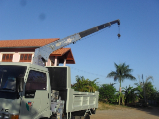 HINO FC2W 120 แรง ดั๊มพร้อมกับติดเครน TADANO 3.6 ตัน 4 ปลอก สวยๆครับ