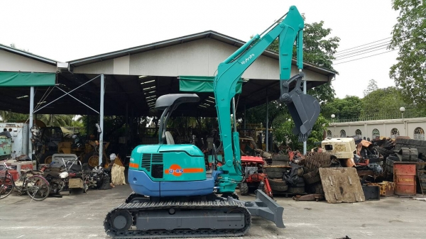 ขาย รถขุด KUBOTA รุ่น U45 มือสองญี่ปุ่น แทรกเหล็ก ท้ายกลม ปั้มนิ้ว คอนโทรลสั้น เครื่อง คูโบต้า 4สูบ รุ่น V2203  มือถือ/LINE ID : 0818753444