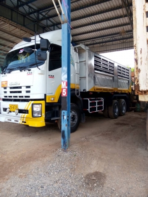 ขายดาวน์รถบรรทุก 10 ล้อดัมพ์ ISUZU DECA 360 แรงม้าปี 2557 ขายดาวน์ 550000