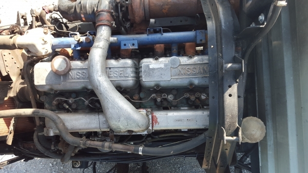 ขายรถเทรลเลอร์ 10 ล้อ ISUZU ROCKY JUMBO 2 เพลา เครื่อง PE=235 แรงม้า บรรทุกรถเกี่ยวข้าว