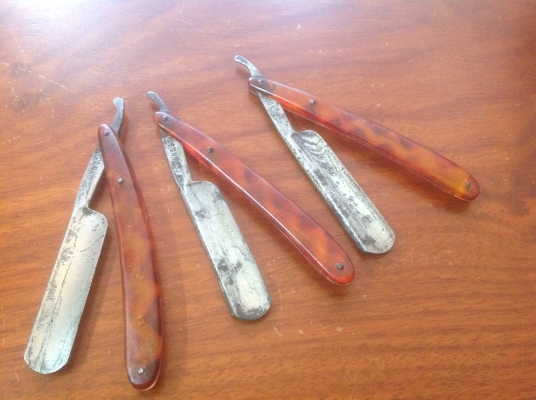 ขายมีดโกนโบราณ Crown &amp; Goat เก่าเก็บ ราคานี้พิเศษรวมจัดส่ง