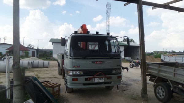 ขาย HINO  FF3H 195 เครน UNIC 5 ตัน กระบะบรรทุก สภาพสวยพร้อมใช้งาน