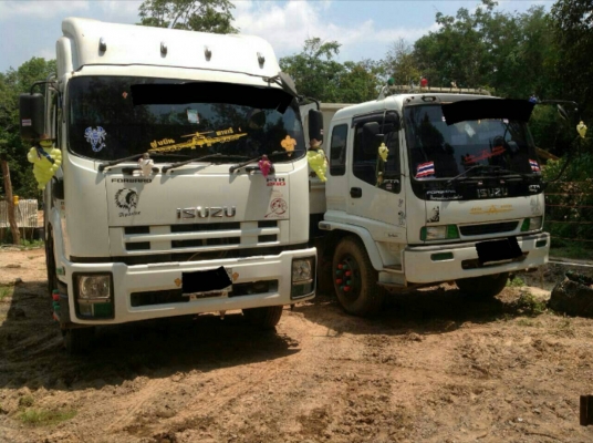 ขายรถบรรทุก 6 ล้อดัมพ์ คันที่ 1.ISUZU FTR 240 แรงม้าปี 2554 ไมล์ 85000 คันที่ 2. ISUZU FTR 200 แรงม้าปี 2549 ไมล์ 278000 ราคารวม 2 คัน 2000000