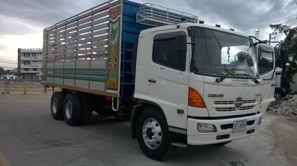 ขาย HINO MEGA500 220แรงม้า 10ล้อ ปี52กระบะบบรรทุกสภาพเดิมสวยพร้อมใช้งาน