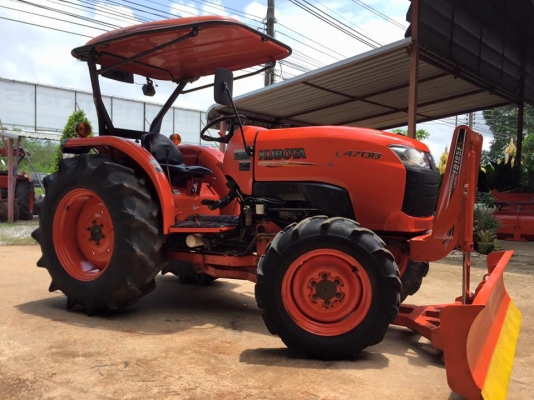ขายรถไถ Kubota L4708(4WD) พร้อมใบมีดและผานบุกเบิกช้างDP224F รถพร้อมใช้งาน ขายรถไถ Kubota L4708(4WD) พร้อมใบมีดและผานบุกเบิกช้างDP224F รถพร้อมใช้งาน