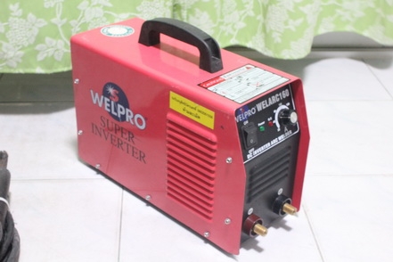 ตู้เชื่อมระบบอินเวอร์เตอร์ welpro ขนาด160A สภาพพร้อมใช้งาน ผ่านการใช้งานมาน้อยมากๆ อุปกรณ์ครบครับ